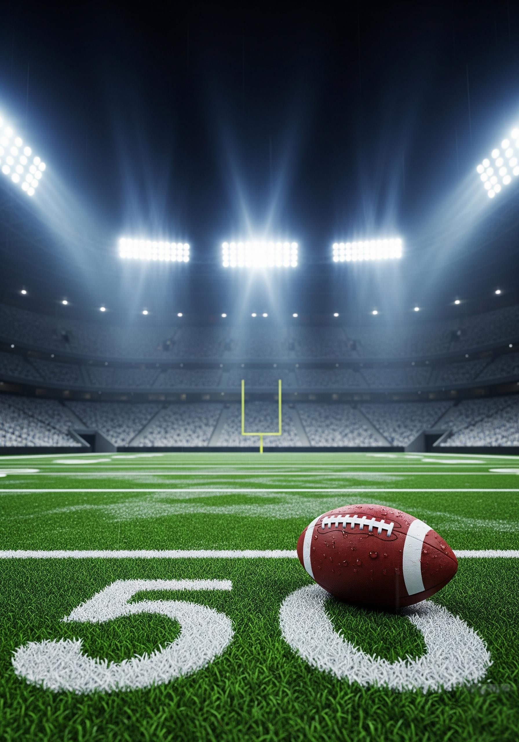 , Football Epic Football Stadium Night Aesthetic | Motivational Wallpaper|Pinterest